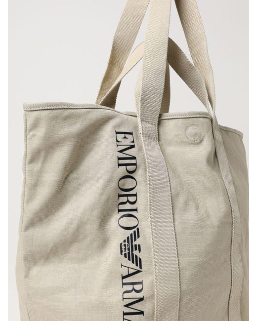Emporio Armani Natural Tote Bags