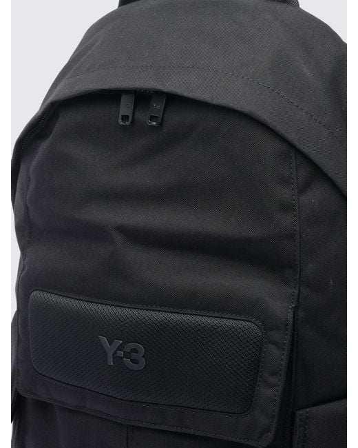 Y-3 Black Backpack for men