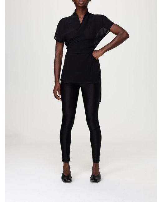 Rick Owens Black Silk Blouse