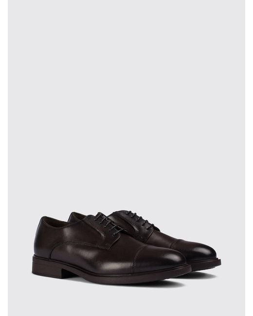 Doucal's White Brogue Shoes for men