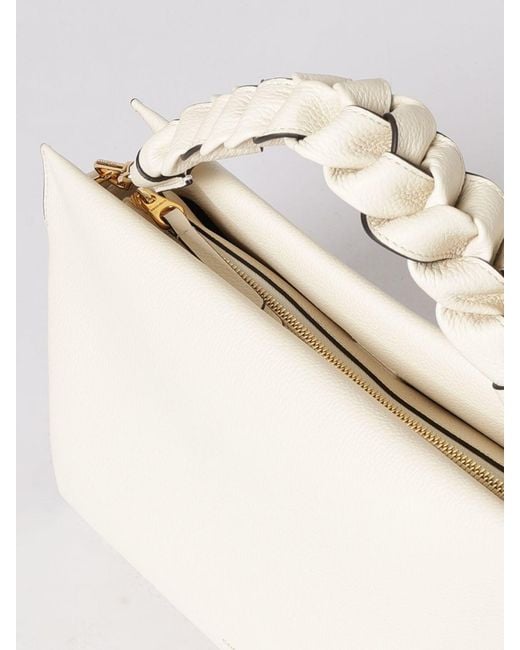 Coccinelle Natural Boheme Grained Leather Bag