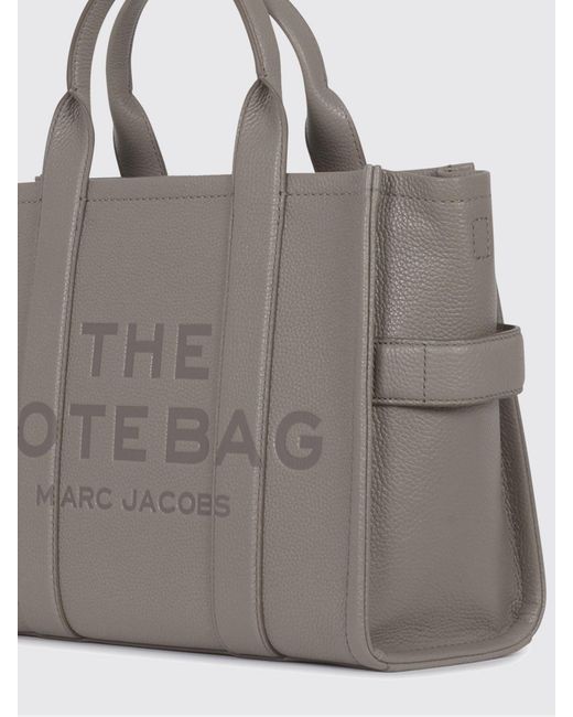 Marc Jacobs Gray The Tote Bag Medium Leather Bag