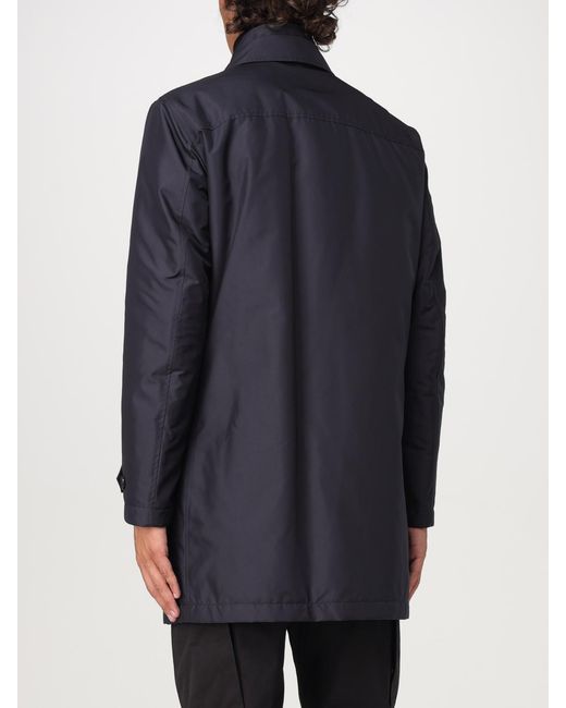 Fay Blue Nylon Parka for men