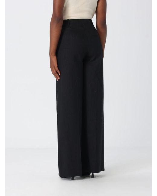 Alysi Black Classic Viscose Pants