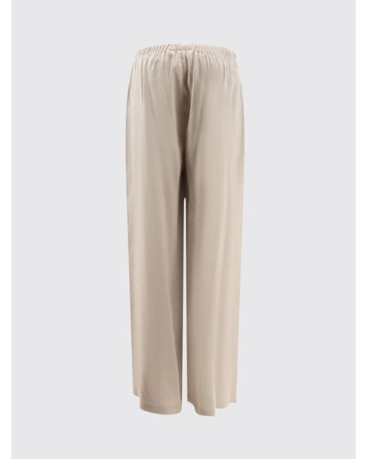 Max Mara Pure Natural Destino Palazzo Linen Blend Trousers