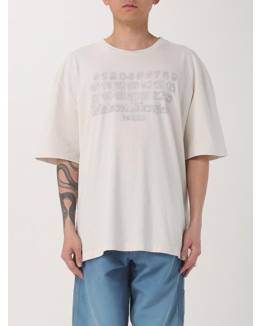 T-Shirt Homme Maison Margiela pour homme en coloris Natural