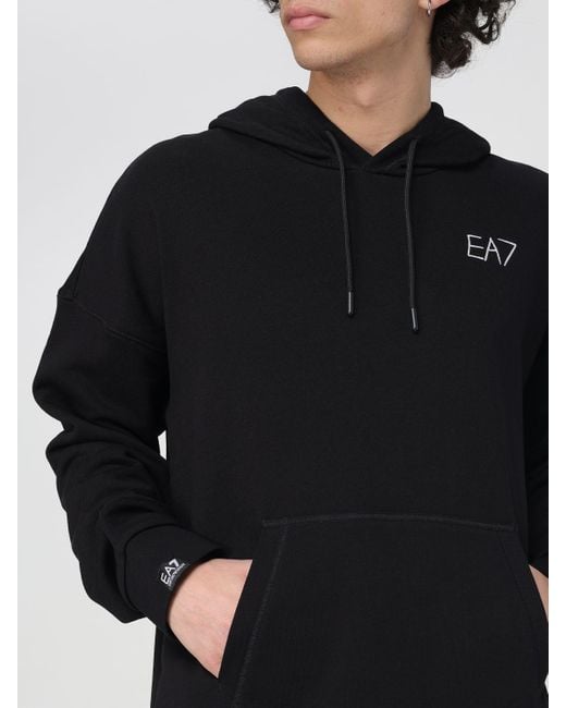 EA7 Black Sweatshirt for men