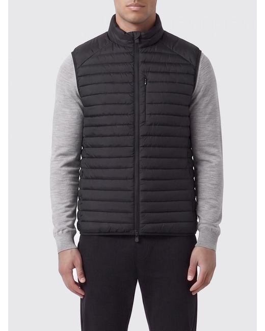 Save The Duck Blue Padded Nylon Vest for men