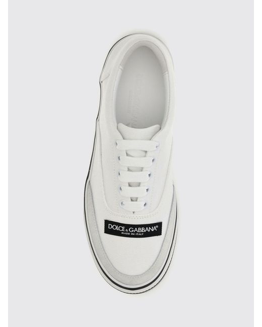 Dolce & Gabbana Natural Dolce &Amp Gabbana Dg Sailing Low-Top Sneakers