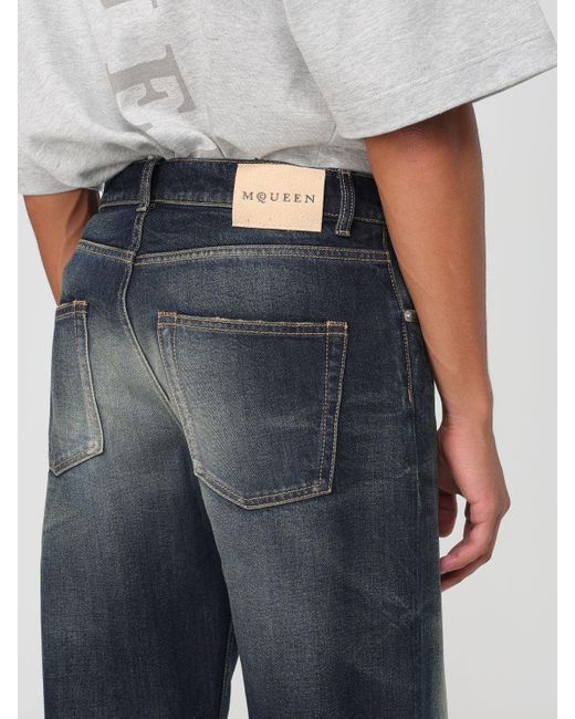 McQueen Blue Jeans for men