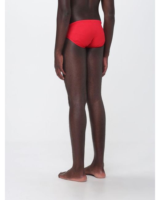 Emporio Armani Red Swimsuit for men