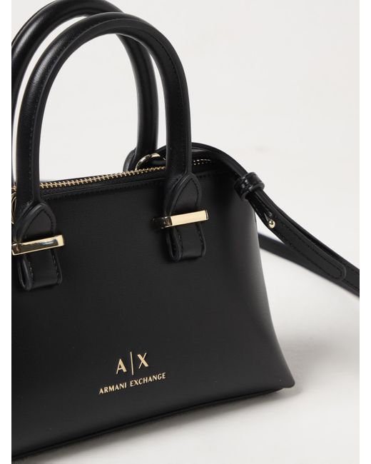 ARMANI EXCHANGE Black Schultertasche Damen