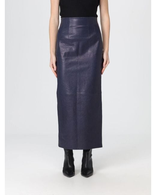Khaite Blue Skirt