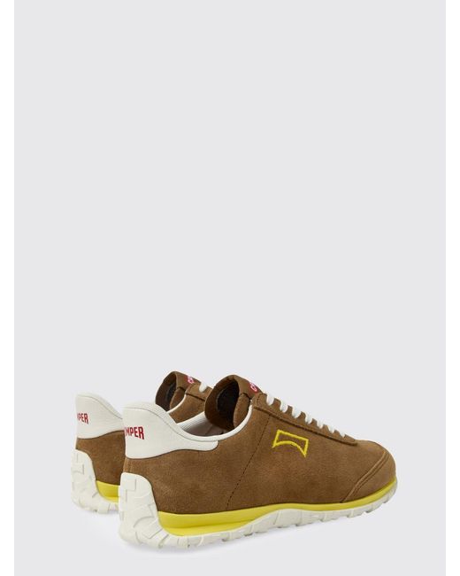 Camper Brown Drift Walk Suede Sneakers