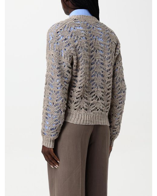 Jersey Mujer Brunello Cucinelli de color Gray