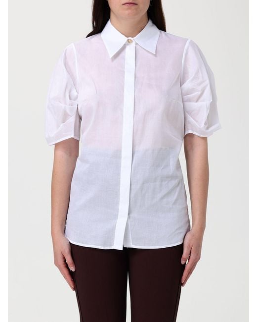 Elisabetta Franchi White Cotton Shirt