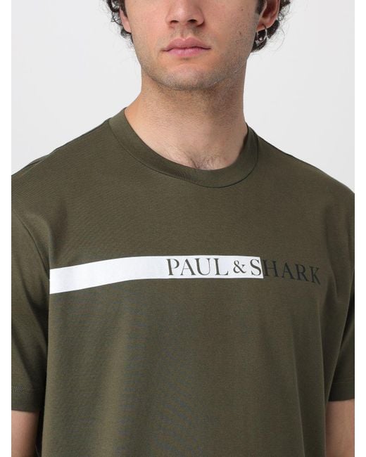 Paul & Shark Green T-shirt for men