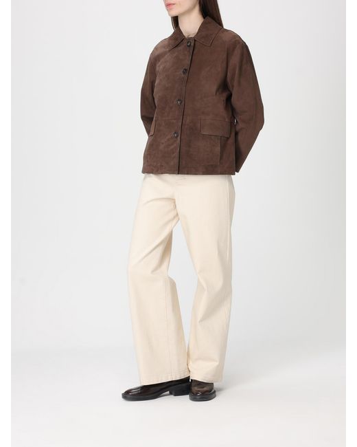 Max Mara Brown Charme Suede Jacket