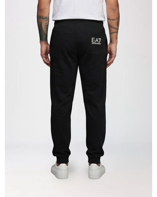 EA7 Black Pants for men