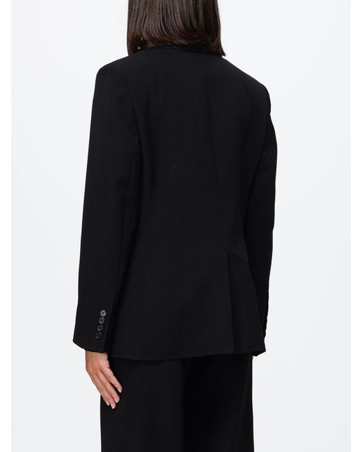 Chloé Black Chlo&Eacute Single-Breasted Cropped Wool Blazer With Classic Lapels