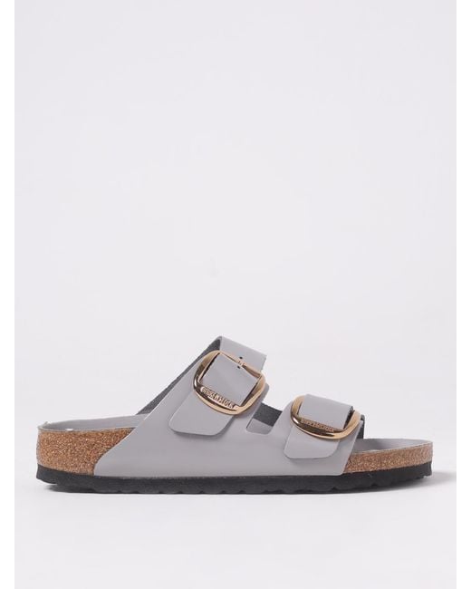 Birkenstock Gray Arizona Double Buckle Sandals