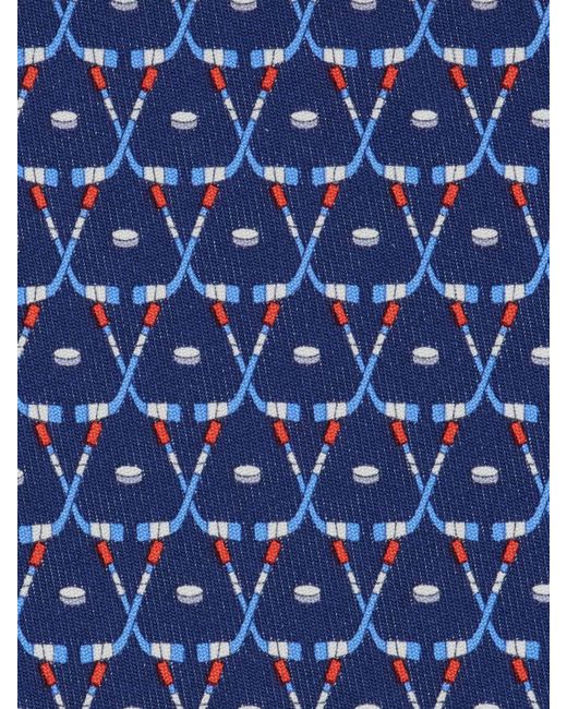 Ferragamo Blue Scarf for men