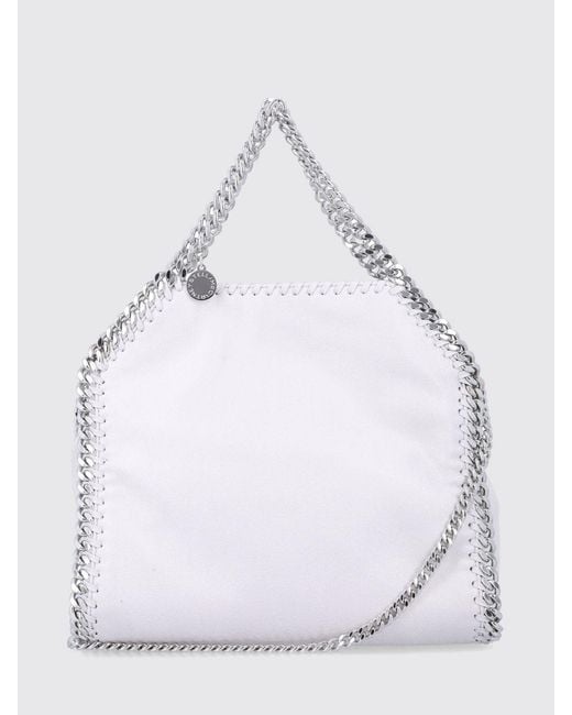 Stella McCartney White Falabella Mini Tote Bag