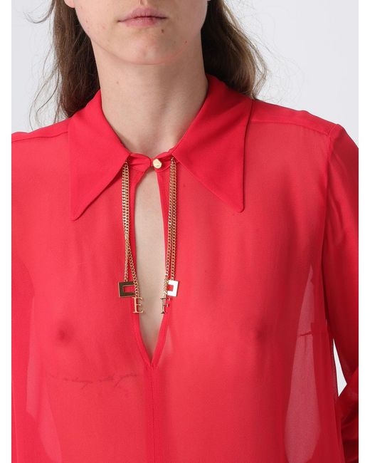 Elisabetta Franchi Red Shirt