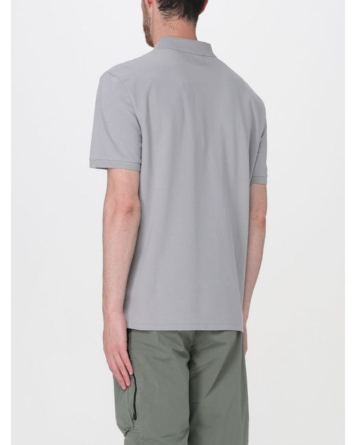 C P Company Gray Polo Shirt for men