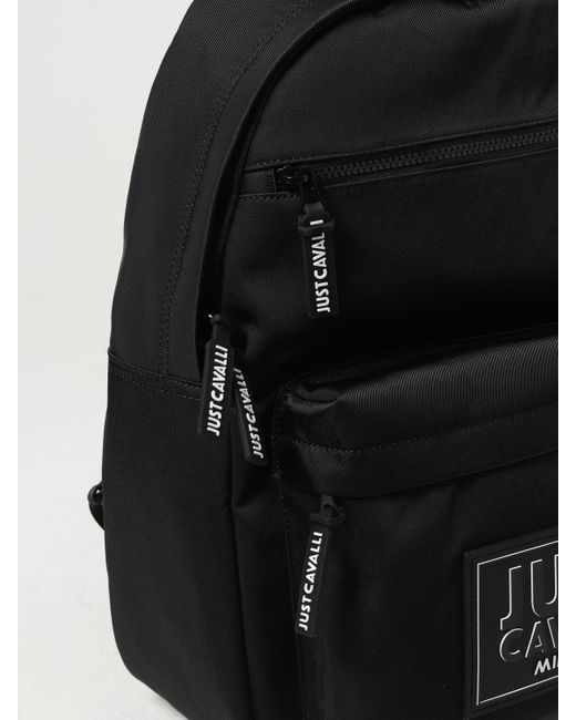 Just Cavalli Black Backpack for men