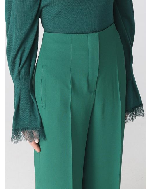 Alberta Ferretti Green Hose Damen