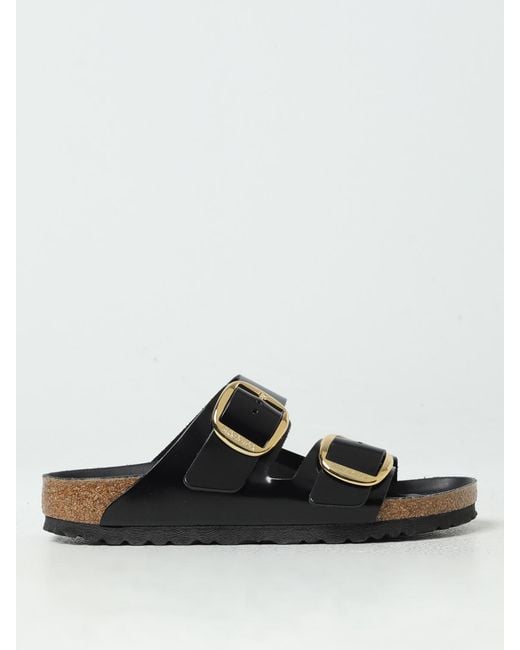 Birkenstock Black Flat Sandals