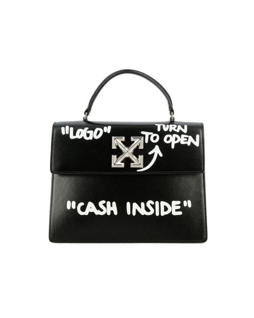 【人気ショップが最安値挑戦！】 c/o Off-White Virgil in Tote Print Graffiti 2.8 Jitney Abloh バッグ