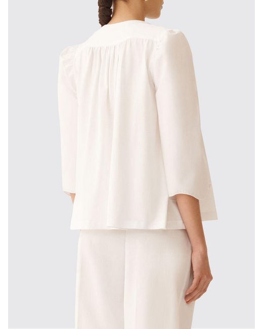 Fabiana Filippi White Cotton Top