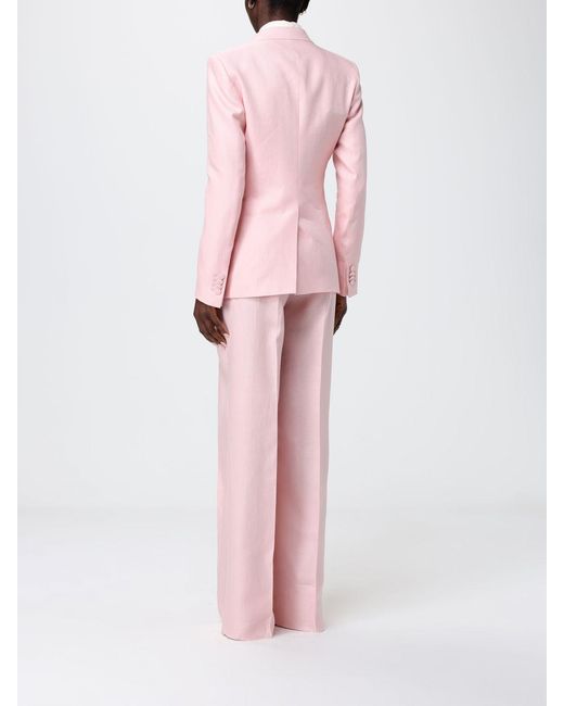 Tagliatore Pink Double-Breasted Suit