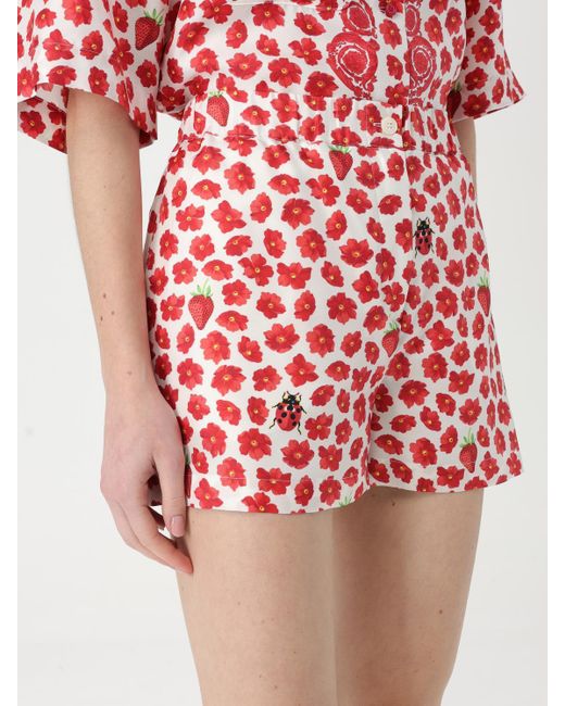 Short Shorts Versace de color Red