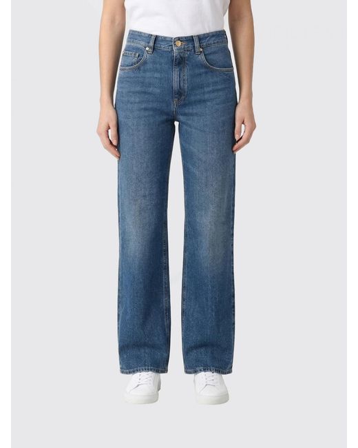 Brunello Cucinelli Blue Cotton Flared Jeans