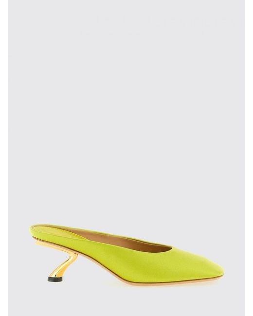 Ferragamo Yellow High Heel Shoes
