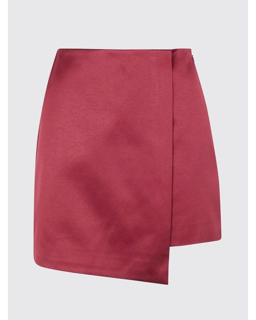 By Malene Birger Red Cotton Blend Mini Skirt