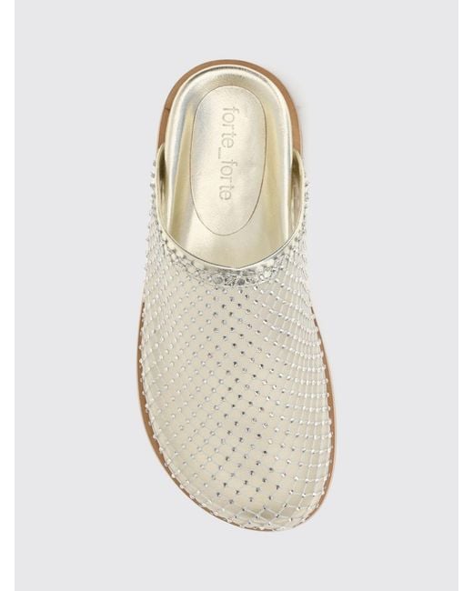 Forte_forte White Heeled Sandal