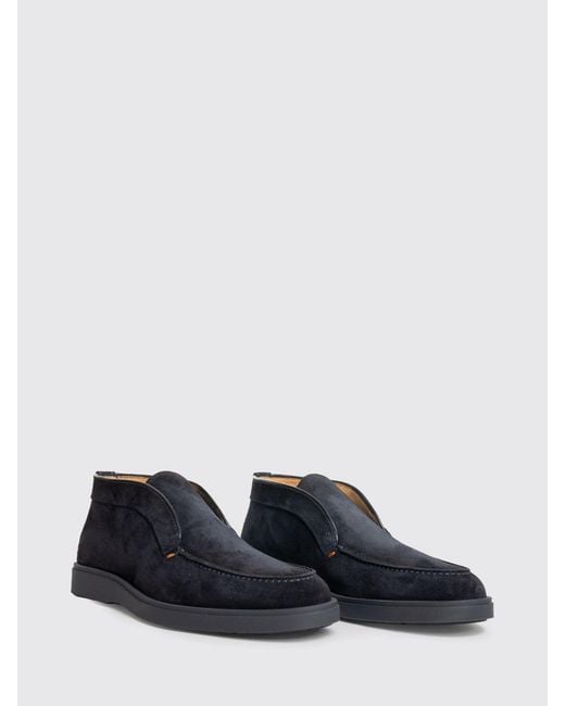 Santoni Blue Shoes for men