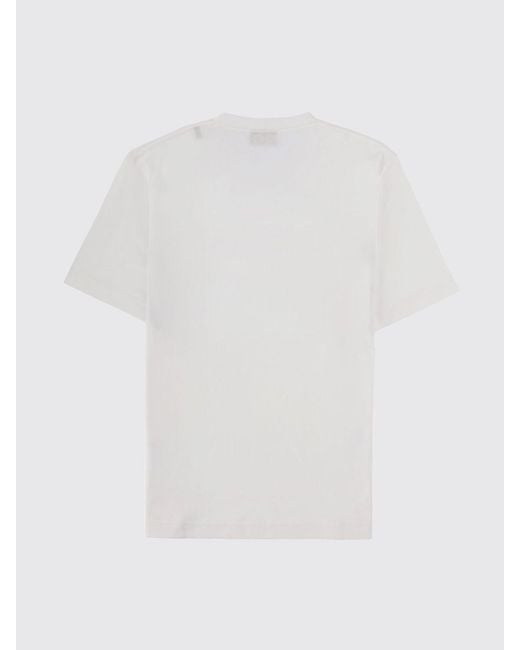 Missoni White Zig-Zag Cotton T-Shirt for men