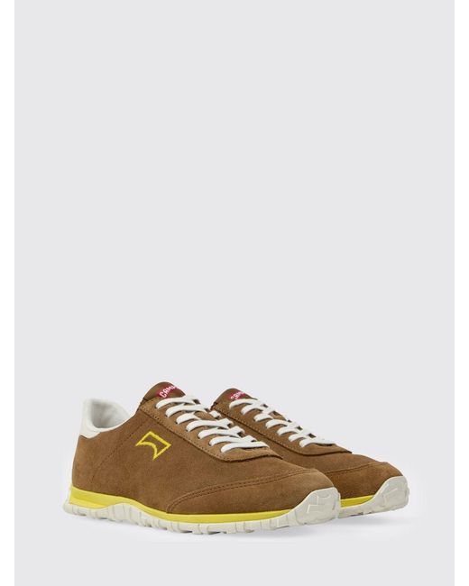Camper Brown Drift Walk Suede Sneakers