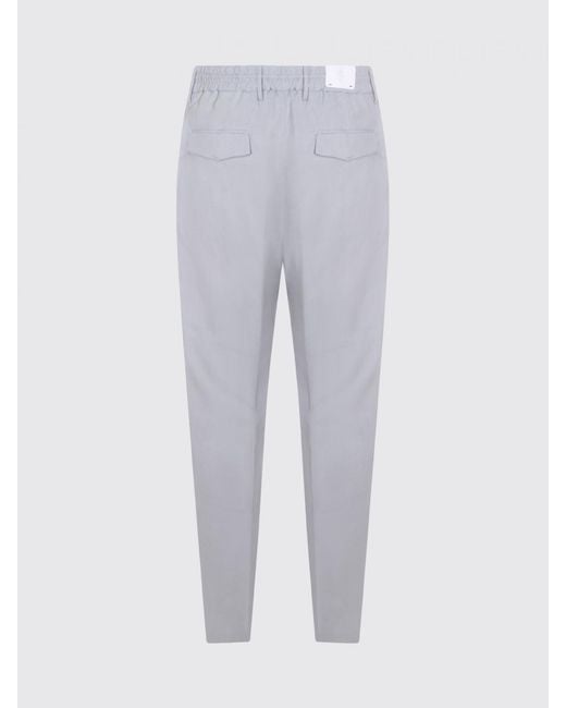 Eleventy Gray Drawstring Trousers for men