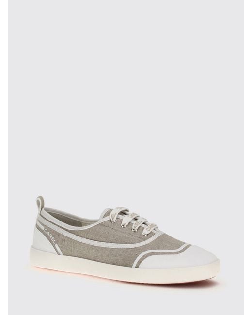 CAREL PARIS White Sol Cotton Canvas Sneakers