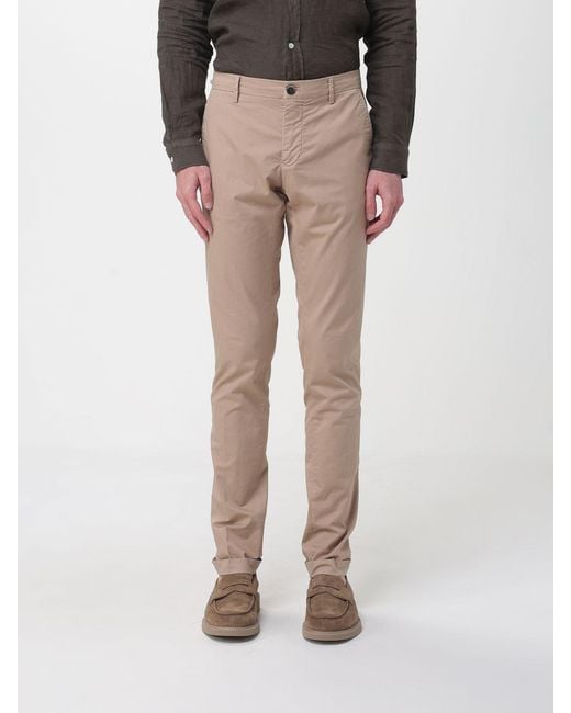 Mason's Natural Stretch Cotton Chino Trousers for men