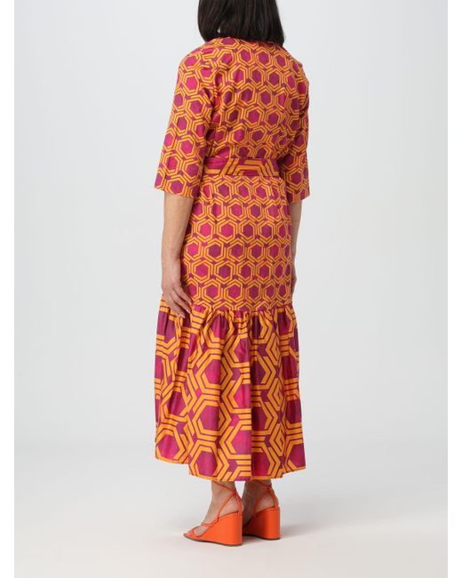 Hanita Orange Kleid
