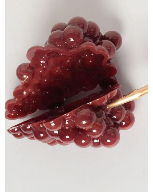 Cult Gaia Red Grape Resin Clutch