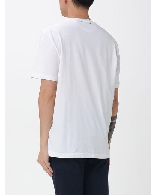 Golden Goose Deluxe Brand White Journey Regular Cotton Jersey T-Shirt for men