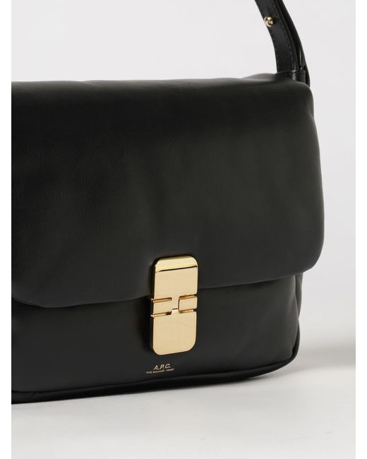 A.P.C. Black Shoulder Bag